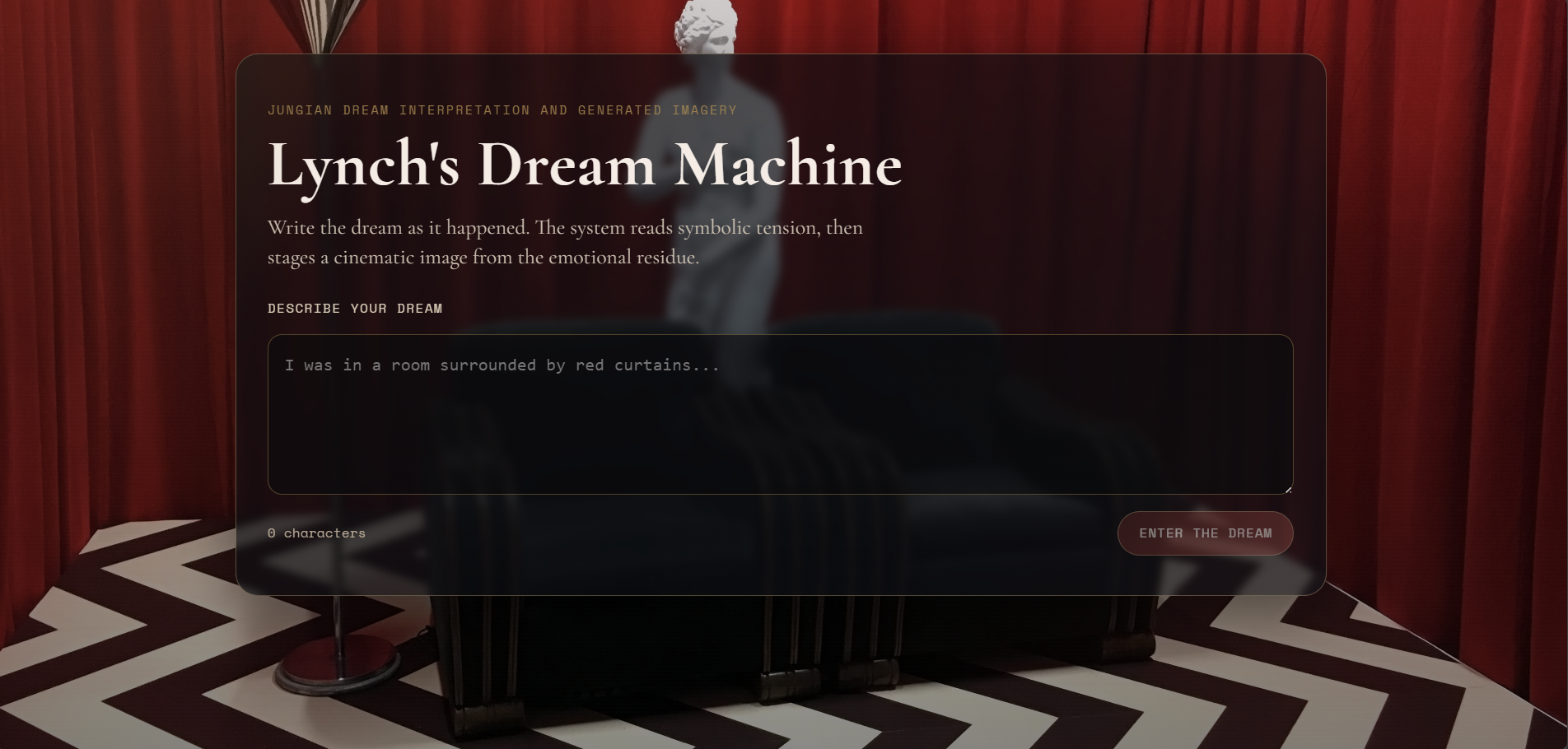 Lynch Dream Machine media: LynchDreamMachine HeroPic